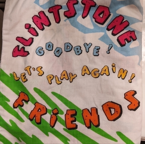 vintage Flintstones Friends Cloth Book Child's Numbers and Letters - Picture 7 of 7